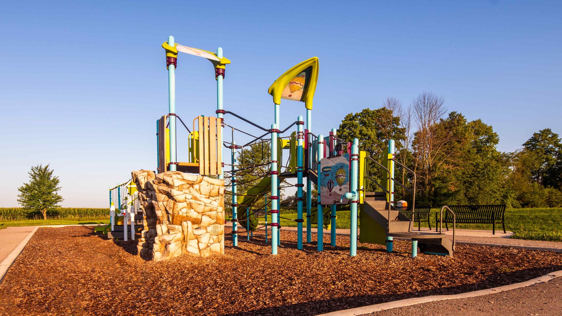 Modern children's playground