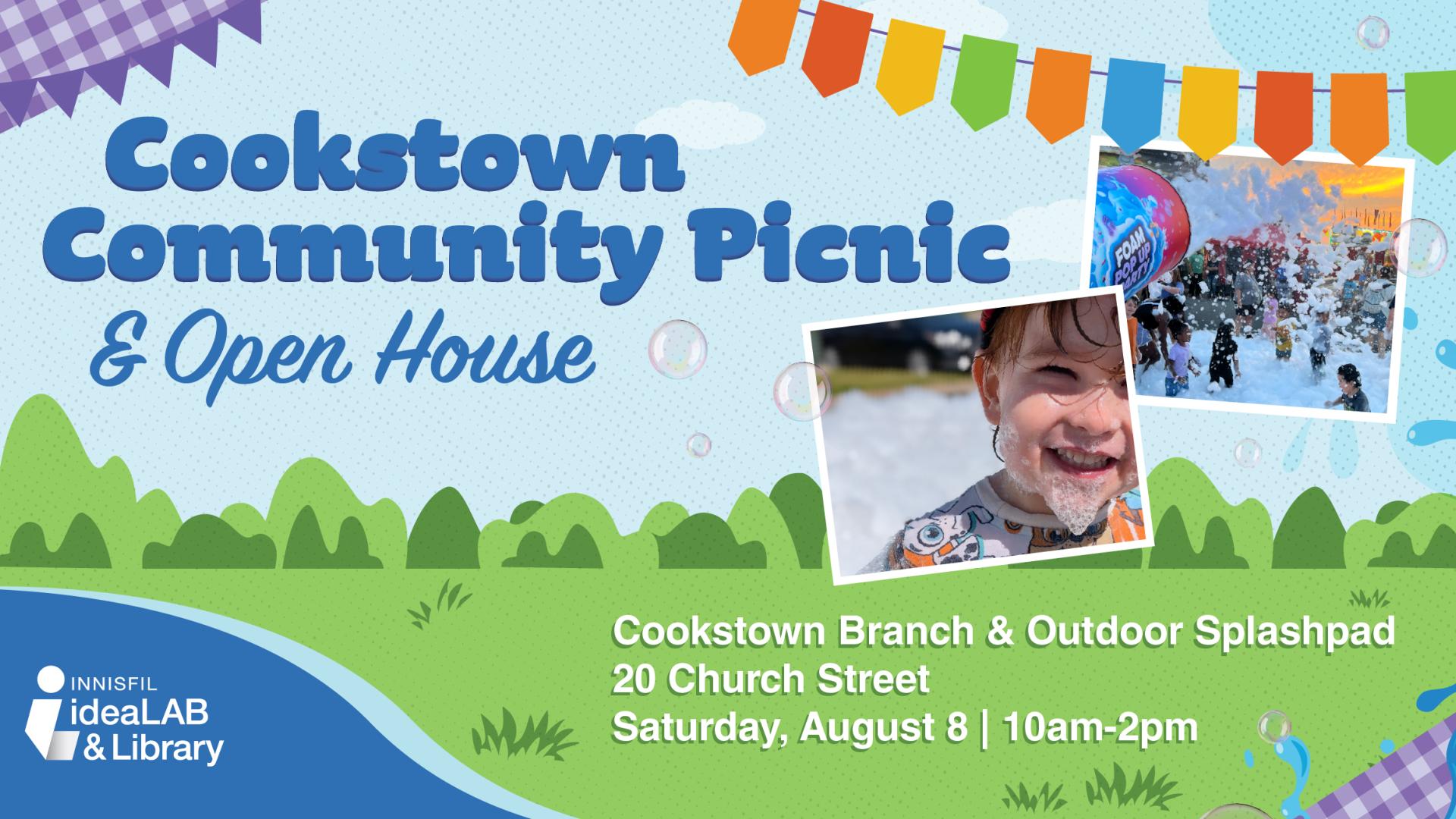 Cookstown Picnic on August 8 from 10 am to 2 pm
