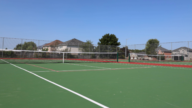 Outdoor tennis courts