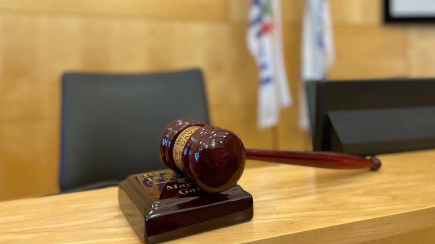 Town of Innisfil Mayor's gavel