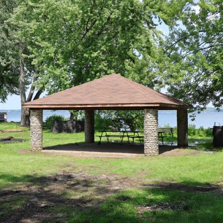 Pavilion by the water