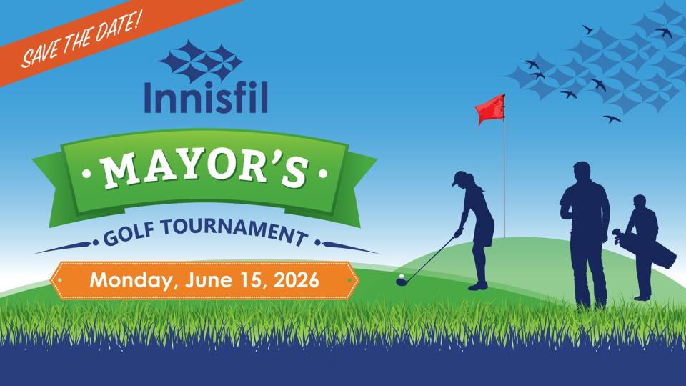 Save the Date advertisement for Mayor's Golf Tournament