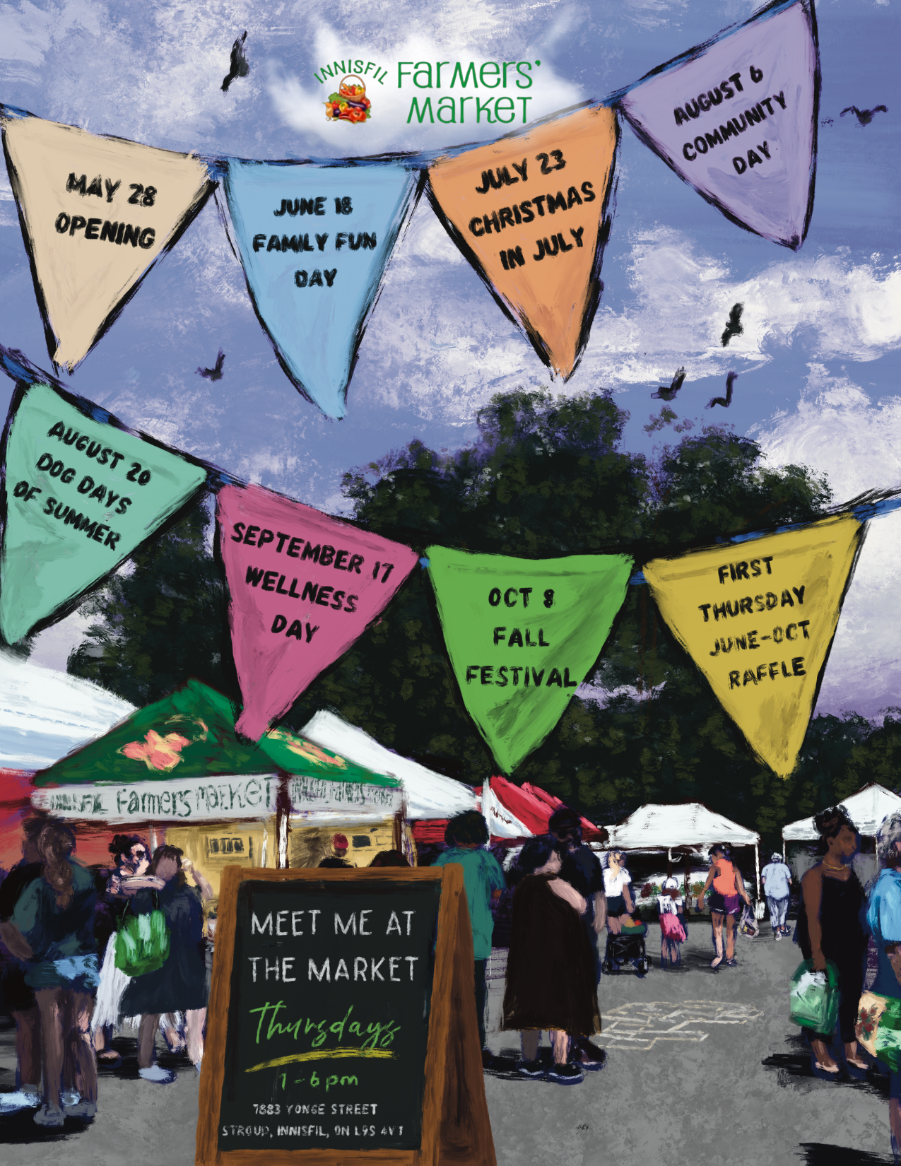 Innisfil Farmers Market special event dates