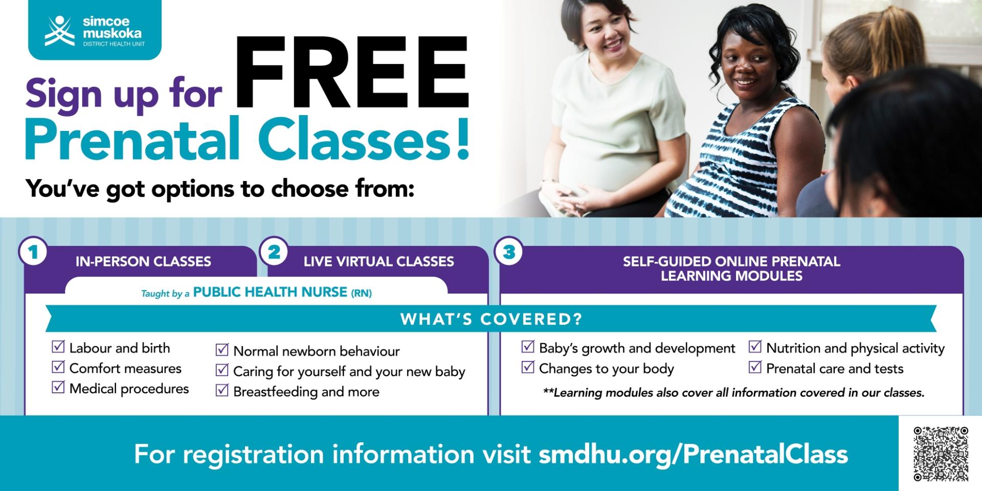 SMDHU free prenatal classes at the Cookstown Community Centre